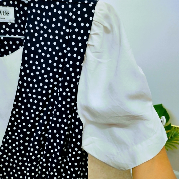 Vintage R.J Stevens Polka-dot Dress - Picture 4 of 13